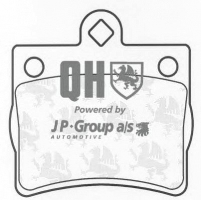 JP GROUP 1363700519 -  Комплект тормозных колодок, дисковый тормоз